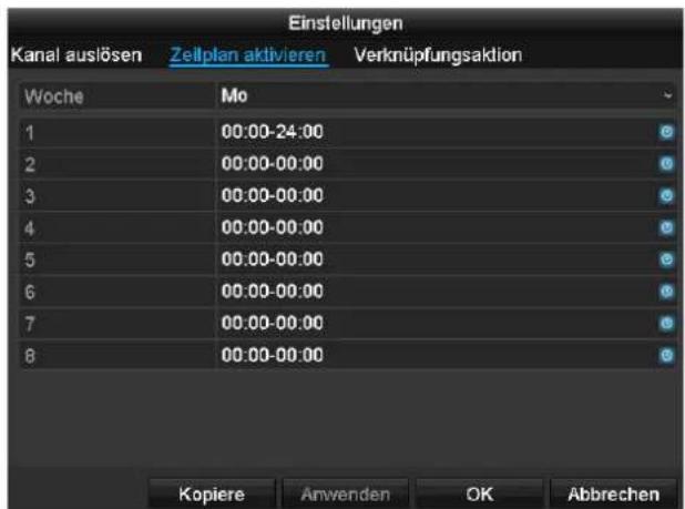ABUS TVVR36100 - Zeitplan aktivieren - 1