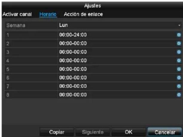 ABUS TVVR36100 - Activar horario - 1