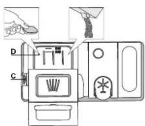 WHIRLPOOL WFE 2B19 - FILLING THE DETERGENT DISPENSER - 1