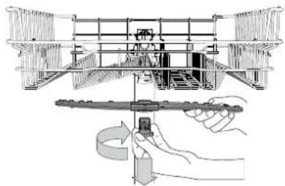 WHIRLPOOL WFE 2B19 - CLEANING THE SPRAY ARMS - 1