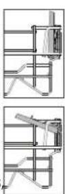 WHIRLPOOL WFE 2B19 - SUJECCIONES PLEGABLES CON POSICION AJUSTABLE - 1