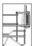 WHIRLPOOL WFE 2B19 - VOLETS PLIABLES AVEC POSITIONS AJJUSTABLES - 1