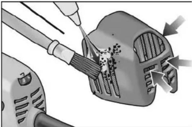Flex BSE 143 100 Set - A porvédó kupak tisztlításanTe HnCTpymeHTn. BknOuTe ypeDa 6ezHaTOBapBaHe 3a 30 cekyn!   
Bénhara npekpaTeTe npo6nna nyck, ako Bb3HnKHaT 3HaunTeJIHH Bn6paun nn Ce yctaHOBt dpyu nIeTu. PpOBepete MaunHaTa, 3a Da yCTaHOBNTe npuHaTa 3a TOBa.   
He haTobBaIte eIeKTPoHCTpymeHTa TOnkOba CnHNo, Ye da cnpa nn Da npOBNaUBA UINΦOBbHaTa JeHTa.   
IpeHnOCTaBHe H3KJIIOUBAHTe eNEKTPoINHCTpyMeHTa N ITO OCTaBnTe Da cnpe Da ce BbPTN.   
He 3aTgraTe eJekTpOHcTpymeHTa B MeHreMe.   
■П配电Ва�Te eNeKtpnuecknKa6eBbHaHOr OTo3aH Na eNeKtpOnHCTpyMeHTa.   
3aKpenTe DeTaIa DOKaTO He ce 3axBaHe do6pe nHn He IerHe Cta6bHnHO NOd DeiCTBnETo Ha CO6CTBeHOTo CN TerNo.   
CbXpaHЯBaIte mHaHnUynpaIte WJINΦOBbYHIne HNCTpyMeHTn CbTNaCHO yKa3aHnTa Ha nPOn3BODntEJI. - 2