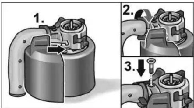 Flex BSE 143 100 Set - POZOR!a62acdd30afad0d3f5ca43ad88ad954dacde8d540f090a6c4493e.jpg)

Noredami isjungti jranki, atpalaiduokite jungikli, paspausdami jo užpakaline dalj. - 1