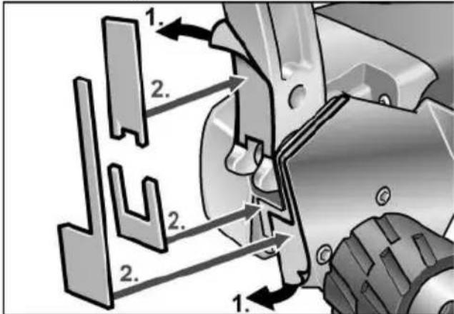 Flex BSE 143 100 Set - Udskifting af sliddelestosowania jakozszlifierka na papier scierny, polerka i szczotka druciana. Prosze przyestrzegać wszymtckich wskazowej bezpieczność, instrukcji, opisów i paramétrów podanych w dokumentenci, króraNSE do zakresdostawy urzadzenia.

Nieprzestrzeganie nastepujacych wskazowek要去 spowodowa porazenie pradem elektrycznym, wybuch pozarui/lub ciękie zranienia.

Niniejsze naręźdie elektryczneNie nadaje są do szlifowania i przyceciniania sciernica.

Zastosowanie urzadzenia w sposob niezgodny z seinen przyznaczenia要去 spowodowac zagrozenia lubNiebezpieczeNSTwo zranienia.

- Nie wolno stosowac zadnego wyposa-zenia dodatkowego, ktore nie jest przywidziane ani polecane przyez producenta spezialnie dla tego urzadzenia elektrycznego.

SamaMZIWOsczamocowania wyposa-zenia do urzadzenia elektrycznego nie gwarantuje jestecz bezpiecznego zastosowania.

- Dopuszczalna liczba obrotów zastosowanego narędzia musi byc co najmiejt tak wysoka, jak sąwyźsa liczba obrotów podana na urzemdeniu.

Wyposażenie, któ obraca sie z wiekszą liczba obrotów, niz dopuszczona maksymalna liczba obrotów,MZE sie połamać i zostac wyrzucone wgowietrze.

Srednica zewnetrzna i grubosc zastosowanego narzedzia musi byc zgodna z wymiarami urzadzenia.

Nieprawidlowo odmierzone naręźia moga byc niewystarczajaco osloniete lub niedostatecznie kontrolowane.

Naręździa robocze z wiktadka gwintowana musza dokladnie pasowej na gwint na wrzecionie. W przyypadku narȩźdi roboczych, mocowanych przy użyciu kołnierza srednica otworu narȩźdia roboczego musi byc dopasowana do srednicy kołnierza. Narȩźdia, które nie pasuju dokladnie na wrzeciono sciernicy urzadzenia elektrycznégo, obracaja sie hierównomiernie, bardzo mocno drgaja i moga spowodowej utrata panowania i kontrli nad urzadzeniem.

- Nie wolno stosowac zadnych uszkodzonych narzedzi. Przed kaźdym uzyciem naleź y skontrolowa oprzyrzadowanie, np. sciernice pod katem odprysków ipekniec, talerze szlifierskie pod katempekniec, starcia lub silnego zuźycia, szczotki druciane pod katem luźnych lub zlamanych drutów. Po ewentualnym upadku urzadzenia elektrycznégo lub narźedzia, naleź sprawdzić czyNie uległy uszkodzeniu; uzywać tylko nieuszkodzone narźedzia. Po sprawdzeniu i załozeniu narźedzia naleź zworcieuwage, aby uzytkownik i osoby postronne znejdowytie goza obsza

rem plaszczyzny rotaci naręźdia,  
natestepnie wączyc urzadzenia i pozostawic pracujuce na najwyzszej liczbie obrotów na czas jedernej minuty.  
Uszkodzone narȩźdia tamią są najczȩść podczas takiej przy.

Nalezy stosowac srodki ochry osobistej. Zaleznie od wykonywanego zadania załość odpowiednio maskę oslaniajaćacka twarz, maskę oslaniajaća górną czȩc twarzy lub okulary ochronne. Zastosowac odpowiednio maskę przechiwypłowa, ochronniki sluchu, rekawice ochronne lub spejalny fartuch, kóty chroni uzytkownika przy małymi czȩstecz kami substancji sciernych i szlifowanych materiałow. Chronic oczy przy zranieniem poprzej wyrzucaneciała obce, kóre powstaj przy rożnych zastosowaniach urzadzenia. Maski przechiwypłowe i ochronnemusza posiadć zdalnosć filtraci piłow powstajych podczas pracy. W przypadku obcieżenia halasem przy dźuszysz czas, uzytkownik naraźony jest na utrata słuchu   
Zwracać uwage, aby osoby postronne znajdowy są w bezpiecznej odlegloi sci od obszaru pracy. Kaźda osoba, kłóra zbliza są do obszaru pracy urzadzenia musi nosić osobiste srodki ochry. Odlamane kawali obrabianego materiafu lub uszkodzonego narędzia, moga zostac wyrzucone w powietrze i spowodstawicz zranienia nawet poza bezposrednim obszarem pracy.   
Urzadzenie chwytać tylko za izolowane powierzchnie przyeznaczone do tego celu, jejeli podczas pracy zachodzi niebepezcienstwo zetaknięcia są narędzia z ukrytym przewodem elektrycznym lub przewodem zasilającym. Kontakt z przewodem elektrycznym, znajdujȩcym są pod napiȩciem,MZe spowodstaw, zo metalowe elementy urzadzenia znajda są rownié pod napiȩciem, i poprzej to doprowadźć do porazenia prȩdom elektrycznym.   
Elektryczny przywod zasilajcy prowadzic zawsze z dala od obracajychsie narzedzi. W przypadku utraty kontroli nad urza

dzeniem要去 dojsc do zerwania elektrycznego przywodu zasilajacego lub zetknięcia sieznim, a dloń lub reka uzytkownika要去 dostac wciagnieta przysz obracajace sie narźedzie lub urzadzenia.

- Nie wolno odkladać urzadzenia elektrycznégo zanim naręźdie calkowicie sie nie zatrzyma.   
Obracajace sie narzejdie要去 zetknacz powierzchnia, na ktora odlozono urzadzenie, i spowodowa utrate kontrlu uzytkownika nad urzadzeniem.   
- Nie wączac urzadzenia podczas przynoszenia ani nie przyenosic wączonego urzadzenia.   
Odzież要去zetknacsi przypadkowo zobracajacym sie narzedziem a narzedzie要去 wkręcić wciało uzytkownika.   
- Otwory wentylacyjne urzadzenia elektrycznego naleźy regularnie czyscić. Dmuchawa silnika wciaga pyt do obudowy, a silne zanieczyszczenie metalicznym płyem要去 spowodstawie bezpiecieznstwo porazenia prȩdem elektrycznym lub zwarcie.   
Urzadzenia elektryczné go nie wolnosstosowej w poplizu materiały palnych. Iskry moga spowodowej zapalenie sie tych materiały.   
- Nie wolno stosowac zadnych narzedzi, ktore wymagaja chlodzenia plynnymi srodkami chlodzacymi.

Zastosowanie wody lub innych plynnych srodków chłodźych sąsowodowa porazenie pradem elektrycznym. - 1