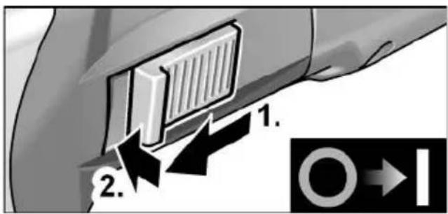 Flex BRE 143 125 Set - Be-és kikapcsolásHa 3aKlnHBaHe nIn 6bOKnpaHe Ha BbPTrAaCe pa6oTeH INCTpyMeH, HAp. abpa3uBeH DNCK, rYMeH NOJIOKeH DNCK, TeHeHa YETKa N dp.n. 3aKlnHBaHeTo nIn 6bOKnpaHTo BOAn Do pR3KOTo CnPaHe Ha BbPteHTo Ha pa6oTHN INCTpyMeH. BCJeCTBHe Ha TOBa EJIeKTPOnHCTpyMeHTbT NOyUaBA cINHO yCKopeHne B NOcKa, o6pTaHa Na OcOKaTa Ha DBXKeHne Ha INCTpyMeHt BA TOChKaTA Ha 6bOKnpaHe, n CTaba HeynpaBJaem.Ako Hap. abpa3uBeH DNCK Ce 3aKnnHn IIN 6bOKnpa B 6b6oTBaHOTo n3dEIne, Pb6bT Ha DnCKa, KOITO DOnPa DetaiNa, MOKe Da ce OIbHe N B pe-3yIiTat DnCKbT Da ce ChyPi Nn Da Bb3HNKHe OTKaT. B TaKbB CnyaM INCKbT Ce yCKopraBa KbMa 6bOTeaC MaunHa TnB O6paTHA NOCoka, B 3aBNCIMoCT OT NocOKaTa Ha BbpTeHe Ha DnCKa N MAcTOTO Ha 3aKlnHBaHe. BtaknBa Cnyaan abpa3nBHnTe DnCKObe Morat n da Ce CUnrT.

OTkaT Bb3HnKBA B pe3yIITaT Ha He npabINHO nI INI NOpeuHO n3noJ3BaHe Ha eJIeKTPoNHCtpymeHTa. Bb3HnKBaHeTo My MoKe Da 6bDe IpeDoTbpaTeHo Upe3 Cna3BaHeTO Ha NODXODaI INpeDnA3Hm MEPKn, KaKTo e ONIcHo No-DOJy.

ДрьжTe eIeKtpOnHCTpyMeHTa 3dpaBOи
ДрьжTe рbUeTe N TЯNOTO Cn B TaKaBa
No3nua, Ye Da IpOTnBOCTOuTE Ha
eBEHTyaJIHO Bb3HNKBAuO TKArT.
Ако eIeKtpOnHCTpyMeHTbT Има
СПOMaRaTeJHa pBkoXBaTKa, BnHaRЯ
ИЗПОЛЗВaIte, 3a Дa Г KOHTpoJIpaTe NO-
Добpe пп OTkaT Илп пп Bb3HNKBAuNTe
peakUnOHm MOMeHTn NO BpeMe Ha
ВКlIOvBaHe. Ако пpeДВapITeJHOb B3eMeTe
ПОДХODЯцп ПpeДпa3Hn МерК, пп
ВБЗнКВaHe Ha OTkAТ Илс CnJIHn
peakCIOHn MOMeHTn MOKTe Дa
OBlaJeTe MaShHaTa.   
Hnkora He noctabraTe pbcTe cB 6n30CT Do BbptaUc ce pa6OTN HhCTpymeHTn. Ako Bb3HNKHe OTKaT, HhCTpymeHTbT MOKe da HapaHn PbKaTa Bn.   
I368BaTe Da 3aCTaBe T B 3OHaT, B KOrTo 6n OTCKoUH eJeKtpOnHCTpyMeHTbT npi Bb3HNKBaHe Ha OTKaT. OTKaTbT npeMeCTBa MaunHaTa B Nocoka, o6paTHa Ha NOCOKaTa Ha DBNXeHne Ha pa6OTHnA INCTpyMeHT B 3OHaTa Ha 6JokupaHe.   
Pa6oTeO oc6eHNo npedna3nBO B 30Hnte Ha bIIn, OCTpn p6oBe n dp.n. N36raBaiTe OTbckBaHeTo nnn 3aknHbaHeTo Ha pa6oTHte HNCTpyMeHTN B o6pa6oTbaHn DaTain. Pn o6pa6oTbaHe Ha bIIn nIIN OCTpn p6oBe nIIpnpra3KO OTbckBaHe Ha BbpTaunCe pa6oTeH NcHCTpyMeHT CbUeCTByBa NOBnueHa ONaCHOCT OT 3aknHbaHe.ToBa npEdu3BnKbA 3ary6a Ha KOHTPOl NaMaUnHata nIIN OTKaT.   
He n3noJ3BaIte BepKHN nn Ha3b6eHn peXeUJNCTOBe.TaKINBa pa6oTHn INCTpyMeHTu YecTo NpeDn3BnKBaT OTKaT nn 3ary6a Ha KOHTpON HAd eJeKTPoHHCTpyMeHTa.

Cneuannyka3a 3a 6e3oNaHa pa6ota npn shnfoBaHe c shkypka

He n3noJ3BaIe TBbpe RoJEMn JnCTOBe Wkypka, cna3BaIte yKa3aHnraTa Ha npOn3BODHTeJIra 3a pa3MePnte Ha WkypkaT. JnCTOBe Wkypka, KOITo Ce NODaBAT N3BbH NOJIOXHNr DnCK, MOraT Da IpeDn3BnKAT HapAHRAHn, KaKTo N Da IOBeDaT Do 6NOKIPAHe n pa3KbcBaHe Ha WkypKaTa IIN Do Bb3HnKBaHe Ha OTKaT.

CneuajnHy yka3aHna 3a 6e3onacHa pa6ota npi noInpaHe

He octabraye Cbo6oHn qactn Ha nolnpaunKaIbΦnOco6eNo 3akpenBaunTe Bpb3Kn. POnIbXheTe nnckbcTe 3akpenBaunTe Bpb3Kn. Cbo6oHNITE, BbpTAAuCe 3akpenBaunBpb3KMOrata 3axBaHaT npbCTnTe BNn da ce 3akneT B o6paobTaHn npedMeT.

Cneuannyka3aHna 3a6e3oNaHa pa6ota npn noInpaHe

He octabraye Cbo6oHn yactn Ha nOIIpaunKaIbΦnOC6eHO 3aKpenBaunTe Bpb3Kn. POnIbXhete nnckbcTe 3aKpenBaunTe Bpb3Kn. Cbo6oHNTE, BbpTAAu Ce 3aKpenBauN Bpb3KN MoRaT Da 3axBaHaT npbCTNTe BN IIN Da ce 3akneur TB o6pa6oTBAHn IpeDmet.

Yka3aHnna 3a 6e3oNaChocT 3a eJIeKTPoHnHCTpymeHT C pIncTaBka 3a IeHTOB IJINΦOBoBvE h INHCTpymeHT 3a Tpb6n

IPEyIPEXDEHNE!

Ipoyete BCnUKNIOCTABEHNCeNEKTPoHnCTpyMeHTa yka3aHnna 3a 6e30NaCHOCT, HNCTpykUn, nHyprn N CneuNfKaun. HeCnA3BaHETo Ha npBVeJeHnTe NO-dOly yka3aHnna MOKe Da IOBeDe I0 TOKOB Ydap, NoXap N/nn TeKKN TpaBMn. CbXpaHaBaIte Te3N yka3aHnna Ha CNrypHo MAcTO.

Дрьжte урета 3a ИЗларнite
ПОВьрхноctи 3a XbaцаHe, Тьн KaTO
ШИФОВьчнаТа ЛENTа може дуцел
собстveгеля сеКтprueheckи Кабел.
Повржданeto Ha TOKONpoBOdяш
правODнк може ду NOCTaВи MeTaJIHNTe
Части Ha урета под нарженье и д
doBede Do eNEKTPprueheckи уда.

He n3noJ3BaIte eJekTpOHcTpymeHTa c nobpeDen Ka6en. He dokocbaIte nobpeDenHa Ka6en n 3TeIeTe uenceJa, ako Ka6enbT ce nobpeNi no Bpeme Ha pa6ota. NobpeHnTe Ka6en yBennuBaAT pncKa OT eJekTpUneckn ydap.   
I3noJI3BaIte eJekTPOHnHCTpyMeHTa camo 3a cyxo IINFOBaHe. IpOHNKBA-HeTO Ha BODA B eJekTPOyPeDa yBEnuHaBa pNcKa OT eJekTpNueCKn ydap.   
■Пи pa6ota hacoubaiTe eNeKtpOnHCTpyMeHTa C DBe pBuce.PbkoxbatkaTa Tp6Ba Da e MOHTnpaHa! BkIIOuBaIte MaunHaTa eDba CJIeD KaTo DBeTe Pbce ca Ha N03nCn 3a XBaUaHe.   
■ Na3ete p6te cN OT dBnKeaTa ce 7nnΦOBbUHa JeHTa. B 3oHaTa Ha npEnacOuBaUNTe POkN UMa ONaCHOCT OT HapaHbAHe NopaDN CMAcKBaHe. IopaN HaunHa Ha pa6To a rapaHTnpaHata TbBkABOCT Ha ypeDa Te3n MecTa Ha ONaCHOCT He Morat Da ce NOKpIaT HAnbJlHO.   
O6pa3yBaHInTe npaxObe OT MaTePnAIn, KaTo HAnp. CbDbPkaU NOnBO 60N, HAKON BnIOBe DbPBO, MNHePaIN N MeTaN MoRat Da IpeDcTaBnBaT ONaCHOCT 3a ONEpaTOpaNn 3a HAMnpaUNte Ce Ha6Jn3o Jnua.

BdunBaHeTo nIIN DOKOCBaHTo Ha Te3n npaxObe MoRat Da IOBeDaT Do 3a6oJIbBAHnHa dNxAteJHnTe PbTnUa N/nn aneprHuH peakuH.

-Погижete ce 3a ДобpoTo npobetpeHne Ha pa6OTHOTo MЯCTO!   
-AKoeBb3MOxHO，n3NoJ3BaITe BbHsHo npaxOn3CMyKBaHe.   
- PpenopbUba ce n3noJ3BaHeTo Ha MaCKa 3a DnXaTeJIHa 3aUHTa c FInI-TbpeH KlaC P2.

He 6pa6oTbaIte MaTePnaI, npn KOnTo ce ocbo6oxJaBaT BpeHn 3a 3dpaBeTo BeueCTBa (HaNP. a36ecT).   
Hukora He shinfoBaTe uIn pa3eJnTe Jekn MeTaJI, YHeTo CbDbPkaHne Ha MarHe3n e no-roJlmo ot 80%. OnaCHOcT OT noXap!

UpeIte, KOnTO ce n3NoJ3BaT Ha OTKpHTo IIN Ca n3IOXeHN Ha ekCTpeMHN KOJIueCTBa MeTaIeH npax, Tp8Ba Da ce CBbp3BaT ppe3 aBTOMaTHueH npeKbCBAu 3a DnΦepenHuaHa 3aunTa (TOK Ha AKTNBIPAHe MaKcMym 30 mA). He I3NOJ3BaIte N3HOceHN, pa3KBcaHN IINI CNIHIO O6IOXeHN UINΦOBbUHN JeHTN. IOBpeJeHnte WInΦOBbUHN JeHTN MoRaT Da ce pa3KbCat, OTJeTAY HAcTpAHN I Da HapaHrT HAKoro.   
IpeynynoTpe6a npOBepTe npabnHnmaMOHTaX N 3akpeBbAHe Ha uNFOBbUHnTe HnCTpymEn. BknOye ypeDa 6e3HaTOBapBaHe 3a 30 cekyn!   
Bénhara npekpaTeTe npo6nna nyck, ako Bb3HnKHaT 3HaunTeJIHH Bn6paun nn Ce yctaHOBt dpyu nIeTu. PpOBepete MaunHaTa, 3a Da yCTaHOBNTe npuHaTa 3a TOBa.   
He haTobBaIte eIeKTPoHCTpymEHTa TOnkOba CnHNo, Ye da Cnpa NIn Da npOBlaUBa UINΦOBbHaTa JeHTa.   
IpeHnOCTaBHe H3KJIIOUBAHTe eNEKTPoINHCTpyMeHTa N ITO OCTaBnTe Da cnpe Da ce BbPTN.   
He 3aTgraTe eJekTpOHcTpymeHTa B MeHreMe.   
■П配电Ва�Te eNeKtpnuecknKa6eBbHaHOr OTo3aH Na eNeKtpOnHCTpyMeHTa.   
3akpenete deTaIa DOKaTO He ce 3axBaHe do6pe nHn He IerHe Cta6bHNO NOd DeiCTBnETo Ha CO6CTBeHOTo CN TerNo.   
CbXpaHЯBaIte mHaHnUynpaIte WJINΦOBoBvHIne HNCTpyMeHTn CbTNaCHO yKa3aHnraHa nPOn3BODITeJI. - 2