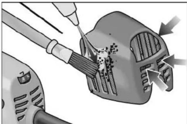 Flex BRE 143 125 Set - Pulizia della ghiera antipolvere - 2