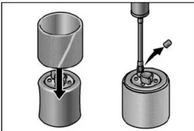 Flex BRE 143 125 Set - Arbeit mit Gummiluftrolle - 1