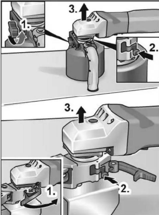 Flex BRE 143 125 Set - Demontaža nastavakatd> - 1