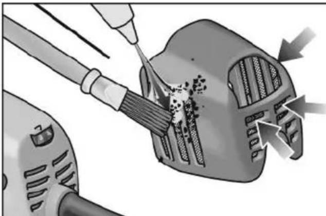 Flex BRE 143 125 Set - Limpeza da capa de proteção contra poeiraobouptoe c kai yia epyaoc   
KoTnC

To npov nAekptiKo epyaaleio TpeTcI va xpnoiOIOIEiTai wC Aeiavtnpac, Aiavtnpac  oupidoxapto, OIIABWTnpac, uupatobouptoa kai unxavna aieavonc kOTnC. Tnpite oAeT iC UTOBdEIGaopaAeiaC kAI ONYIEc KAI TPOSETE TIC ypaipke C TapaotAcEIC KAI ta DEDOeva, Ta OTIOIA LAuβavETe  TO unxavna.   
Av dev npnoe Tc akolouoec odnyie G   
muopei va ouubetai nAektpoTAnxi, TUP   
kayia kai/ npapi taupata.   
To Tnapov nEeKtpiO epyaEio 6ev Eivai kataaAanAo yia Aiaavon Kai yia epyaoeic koTns. XpnoEIG, yia TIC OTIOIEc 6ev TPOoPiZETAI TO nEeKtpiKO uXavna, mTOpei va TpokalEosouv KIVUVouc KaI Tpaumatouc.

Mn xpoaioutoie TEOTE EApntmuata, ta oioia dev exouv TpoBaei aTTOVKATAOKeuaotn EIoka y' auto To nAekTPIKO uXavna.   
Móvov επειδή μπορείτε va στερεώσετε ta εξαρτήμata στο ηλεκτρίκό μnxχανημα σας, auto δεν μπορείν αγγύθει την ασφαλή χρήση.   
O EITIeTTIOc apIOoC OToPOWv Tou   
Epyaieou eapuoync TpeTIE va Eivai   
toulaXIOv Too oEvAloC,OTwCs   
O eYIOTOc apIOoC OToPOWv TIOU   
avaypaefetai OTo NkETPIKO uXavnuA.   
Egaptnmuata, ta otioa TEPiOTPeovTAI   
taxUTepa aT' OTI EITIPETETAI, MTOpei   
va OTaouv KAI VA EKQeVbOviOTOUV   
TPOC oAE TIC KATEUUVeIC.   
H p i k n diaeptockai to Tpaxoc Tou epyaaleiou eapuoync npetnei va avtatokpivovtai ota stoiyeia  tic diaataoeic tou nEKTPIKOU unxavnmuotc oac. Epyaaleia eapuoync  Aavthetaeves c diaotaoseis dev tuyxavouv ETAPKOUC TPOATAOiac ouTE mTOpovva EeYxOuv.   
Epyaia  Biowtn uTNOoxn pTei va taipiazouv akpiBwC OTO OTIEpwa Tou aOva. 2ra epyaia Tnou ouapmoIoyouvtai  TN BoNtEia  AavTacg PEPTEI n diAeTPOc TcPUTACou Epyaieou va taipiaZei OTN diAeTPO TcU TTOOxns TNS φAavTac. Ta epyaia evapuoync, ta otioia dev taipiazouv akpiBwC OTNV atpakto LIAVAnc Tou nektpikou mnxavnmuToC, P0evouv ToAU IOxupouc Kpaadmaouc kAI MTPoUV va oynnoouv OTNV aTTWLEIA Tou eEyxou.   
Mn xnpoiotoinoTe kateopauve a epaiaeapuoyng. Na eleyxete TAVTcTa epyaleia Tou poketai va xpnioutoinoe, T.x. Toug biakouc KOTnC yia otaiata kai pwye, Tou biakouc leiavang yia pwye, opec n Eeptiouata kai tis opumatoboupoey ia xaapa n otaaeva oupuata.Av to nEktpiko unxavna h to epyaieo eapuoync Teoovkatw, eeyte Ta yia zneic n xnpoiotoinote eva aikto epyaioe apuoyng.   
Apoou ELeyXoNKe kai avTikataoTaOeTo EpyaIio eapuoync, aTOpaukpvTeiE

εσεις και αλλα προσωτα του βρίσκονται
ΚOVΤΑ σΤΟ μηχανημα από ο ΕπιπεδΟ του
πΕριστρεφόμενου εργαλείου εφαρμούης
ΚΑΙ ΕΚΤΕλέσTE μία δοκιμαστική λειτουργία
του μηχανηματος διαρκείας ενός λειπιού
με ο μέγιστο αριθόμο στροφών.

Ta kATEOTpapmeva epyaiaeapouyns aTnacouv otic nepiooatepe c npTTwoic evtoc autou tou xpovou dokiug.

Φopate TPOOWTIKo TPOOATETUIKo E0TIAIO. XpnoiopoTOIEte avaoya 1vEapouyn PAnpn TPOOATAI TPOOWTOU, TPOOATAia paIWv n TPO-OTATEUTIKa patoyuaia.

OTAV xpeiaZeTai, FOpatE maKa TPOOta-   
siaac aTIO K0vN, wTOaONiDEc, TPOoTA-   
TEUTIKA yAvTIA n EIDIKn TODIA, n OTIOA   
Kpata paakpa OAC Ta MIPa Owpatidia   
AEAVTKOU KAI UAKWV.

Ta maia 0a πeTie va npoataeovtai   
aTo Εeva oWuata Tou EKoepvdoviOvtai   
TPOc OEs TIG KATEUthetaic KAI TPOkUTTOUV Oe diaopoeε εapmuoyεs.   
H PpOStaia aTo oKovn n n Maoka Tpo-   
staiaac avattvoN cPteTie va φIATpapouv   
tnv oKovn Tou oxnuatietai kata nV   
εpapoyn. Av eioTe EKTeEioevoi yia   
eYalo diaotmaσe duvató oOpuBo,   
mTopeite va atwloeTne akon saç.

PpOeXETe va  pioKovTai ta aaaa PpO- OwTa e anoToaon aopaaiaac aTn o Tnv nepiox npyaiaac.

O kaEvac, Tou eipextai otv Tepioxn epyaiaac, TpeTVEa oopae TpooWNIKO TPOsTeutiko EoTIAO.

Opaouata Tou katepyaocevou TeuaXiou n Otnaueva epyaiaeapuoync mToppov va EkoqevovioTuV ka va TpoEsvnouv Tpaumata Etniogkai EKTOSn aepoNc Tepioxn cypaaiaC.

Kpatate To unxavma mvo stic movwvec ETIqaveie c labeta, kata Tnv EKTeAeon epyaow, kata Tc otioes to epyaio Eapouync mtopei va ouvavtnoE1 KpuOus nAektpikoag aywooug n to idto TO diko Tou Tpopoodotiko kaawio.

H επαφή με ενα ηλεκτροφόρο αγωγο μΠορείνα θεσείιπό τάη επίσης μεταλλικά μέρηου μηχανήματος καινα δόηγησεί σε ηλεκτροπληξία.

Kpatae TTo Tpooobotiko Kaawio aakpiiaatno TEPiOTpefoevaepyaaleia eapuoyns.

Av tuxov xaote Tov eleyx0 Tou mnxavnmuatoc, mtopei va KOTei n va Tpaumatiotei TO popodotiko Kaawio Kai To xepi oac n o bpaxiovac oac va BpEtheta oTo EπiTEdo Tou TTepiotpepou evou epaiaou apuoync.

Mnv aTTOeTETo nAekptko uNxavnua, TPOTu akivntoioNthetai TEaewc To epya- Aeo evapouyns.

To TEPiOTpeoEvO EpyaEio Eaapouyns   
TTOpei va ePteI eEeTnV eTIpaVEA aTOeans, Tpayu to oTOIO TTOpei   
VA ONYnOeI OTNV aTWOEA tOU EEyxou   
Tou nEKTPIKOU mXavnmuToC.

Mnv aipnveTE TOTe nAekptko uNxavnuva Aetoupyei, Evw to eTaepeTe.

H evδuαia σaç μπopéi απo tny tuχaia επαφή με to περιστρεφόμενο εργαλεio εφαρμογης va πιαστει σ' auto kal TO εργαλεio εφαρμογης va καρφωθει στο σωμα σaç kal va σaç tpαματίει.

KaθapiεTe TAKTiká TIG oxioμες αεpiou tou nλεκτριοu μηχανμatoc.

H  Tou KIVNTnpa aToppoopa k o n 1eaa OTO TEPiBAAma KAI N IOxupn   
Ouaawpeuaon METAALIKNC OKovnc MPTOE i   
va TPOEvnoe I NkETPIKOUc KIVDuvouc.

Mn xnpoiopoieite note to nAekptiko unxavna Kovta oE eukauota uika.

TIVnpeC mIopouv va TpoEvnoouv Tnv avaAeEgnt autwv uikwv.

Mn xpnoioutoieE pyaleia epapuoync TOU xpeiaocovtauiypa meaa yuxng.

H xpən vερou n àλλωv uγρωv μεσωv ψuξης μποει va oδηνσει σε ηλεκτροπληξία. - 2