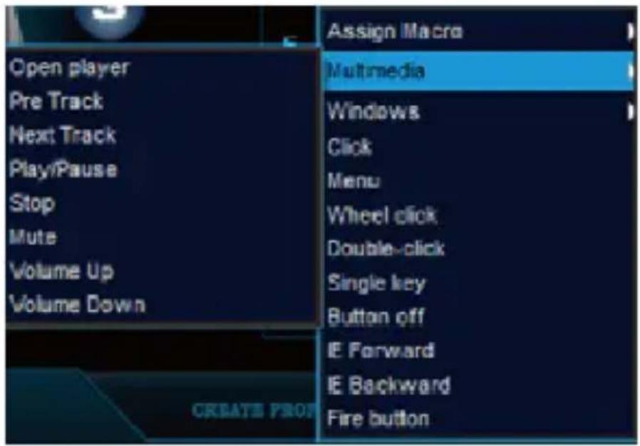 Perixx PERIMICE608 - Multimedia sub menu - 1