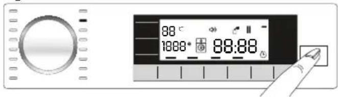 BEKO WMY 91446 HLB1 - Basculer la machine en mode pause : - 1