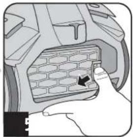 DIRT DEVIL Infinity MC55 - Remplacement / nettoyage du filtre de sortie d'air - 2
