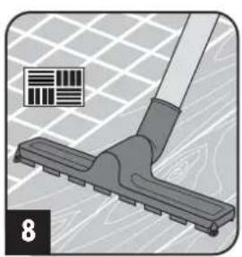 DIRT DEVIL Infinity MC55 - Assemble appliance and adjust nozzles to surface - 8