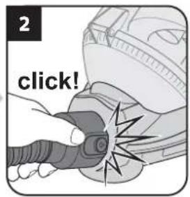 DIRT DEVIL Infinity MC55 - Assemble appliance and adjust nozzles to surface - 2