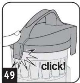 DIRT DEVIL Infinity MC55 - Cleaning / changing the motor protection filter - 5