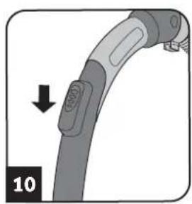 DIRT DEVIL Infinity MC55 - Assemble appliance and adjust nozzles to surface - 10