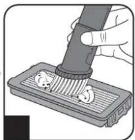 DIRT DEVIL Infinity MC55 - Ausblasfilter reinigen/wechseln - 3