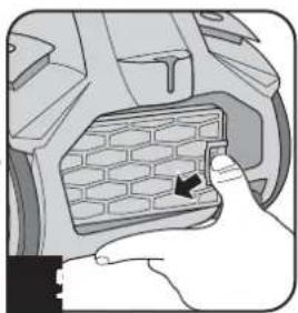 DIRT DEVIL Infinity MC55 - Uitblaasfilter reinigen/ervangen - 2
