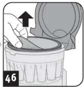 DIRT DEVIL Infinity MC55 - Motorschutzfilter reinigen/wechseln - 2