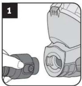 DIRT DEVIL CP24 - Assemble appliance and adjust nozzles to surface - 1