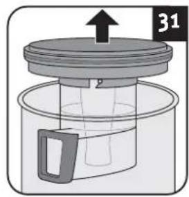 DIRT DEVIL CP24 - Toz haznesini boşaltma ve motor koruma filtrelerini temizleme - 6