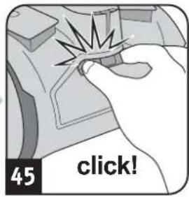 DIRT DEVIL CP24 - Replacement / nettoyage du filtre de sortie d'air - 5
