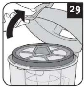 DIRT DEVIL CP24 - Toz haznesini boşaltma ve motor koruma filtrelerini temizleme - 4