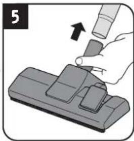 DIRT DEVIL CP24 - Assemble appliance and adjust nozzles to surface - 5