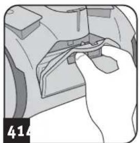 DIRT DEVIL CP24 - Cleaning / changing the exhaust filter - 1