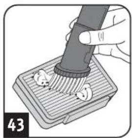 DIRT DEVIL CP24 - Diga ufleme filtresini temizlemdegeistirme - 3