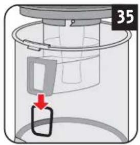 DIRT DEVIL CP24 - Toz haznesini boşaltma ve motor koruma filtrelerini temizleme - 10