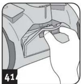 DIRT DEVIL CP24 - Replacement / nettoyage du filtre de sortie d'air - 1