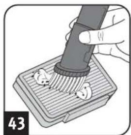 DIRT DEVIL CP24 - Cleaning / changing the exhaust filter - 3