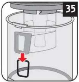 DIRT DEVIL CP24 - Staubbehalter leeren und Motorschutzfilter reinigen - 10