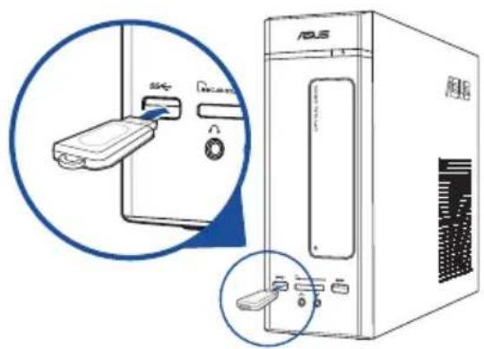 ASUS VivoPC K20CE - USB 저장장치 연결하기 - 2