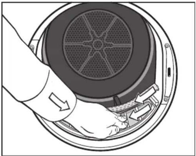 MIELE TKB 640 WP Eco - Retirer les peluches visibles - 3