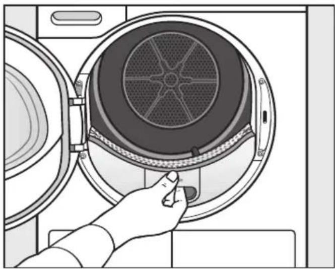 MIELE TKB 640 WP Eco - Retirer les peluches visibles - 1