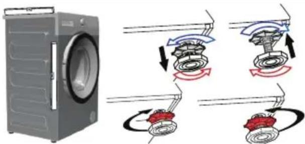 BEKO WTV 6731 B0 - Poten afstellen - 2