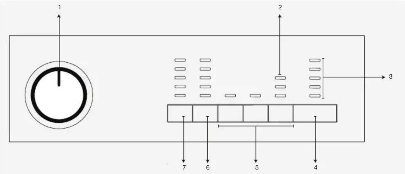 BEKO WTV 6731 B0 - Bedieningspaneel - 1