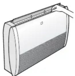 SHARP GSXP24FR - DIRECTION HORIZONTAL DU DEBIT D'AIR - 1