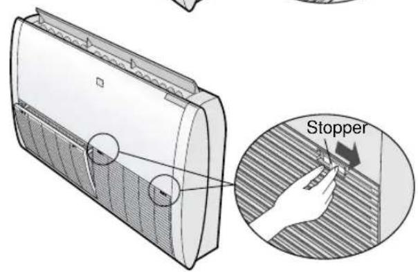 SHARP GSXP24FR - CLEANING THE FILTERS - 4