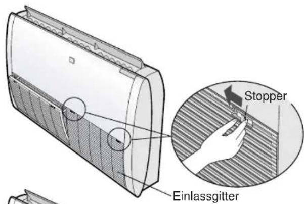 SHARP GSXP24FR - REINIGUNG DER FILTER - 1