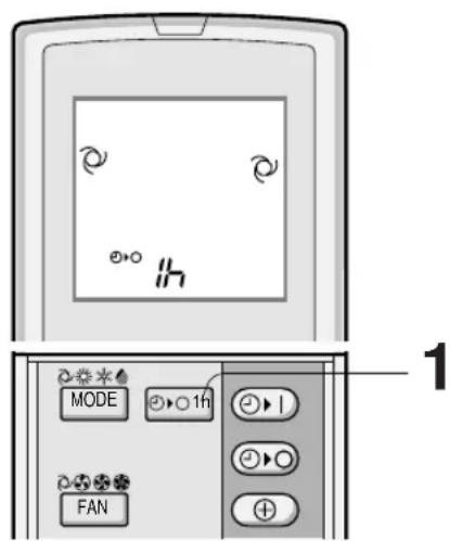 SHARP GSXP24FR - ONE-HOUR OFF TIMER - 1