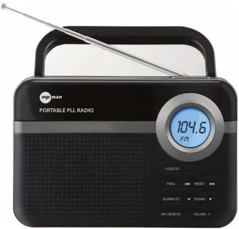 MPMAN RPS750 - DRAAGBARE DIGITALE FM PLL RADIO - 1