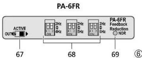 Monacor PA6600 - Nueva opción de prioridad de micrófono a partir del número de serie ...-03 - 6