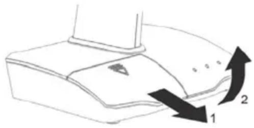 Amplicom HS 1300 - Insertar y cargar las baterías - 1
