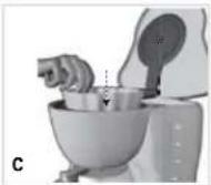 Applica BD 12c Coffeemaker - L'appareil est concu pour une utilisation domestique seulement. POUR COMMENCER - 1