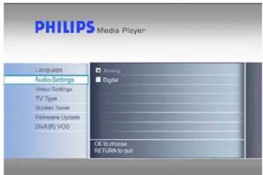 PHILIPS SPE9020CC - Paramètres audio - 1