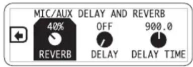 LINE 6 Spider Jam - Délai et réverbération de l'entrée micro/Aux - 1